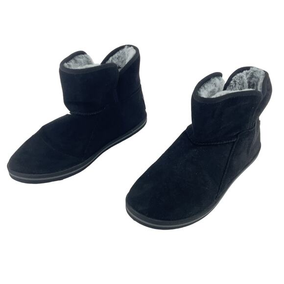 Skechers Women's Snow Boots Faux Fur Lined Black Synthetic Size 6 Preowned - Picture 1 of 8